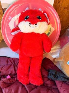 Fiesta Red Dragon Stuffed Animal Plush Toy